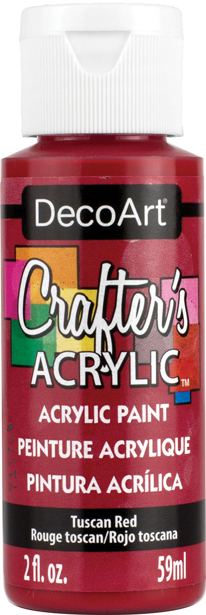 Crafter's Acrylic All-Purpose Paint 2oz Tuscan Red