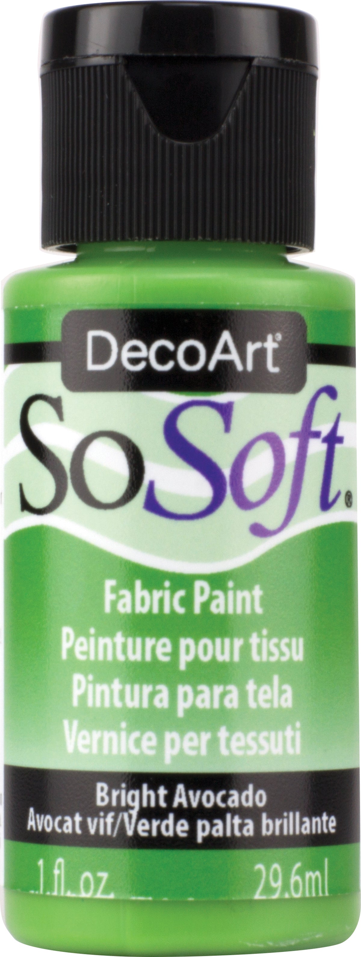 SoSoft Fabric Acrylic Paint 1oz Avocado Green
