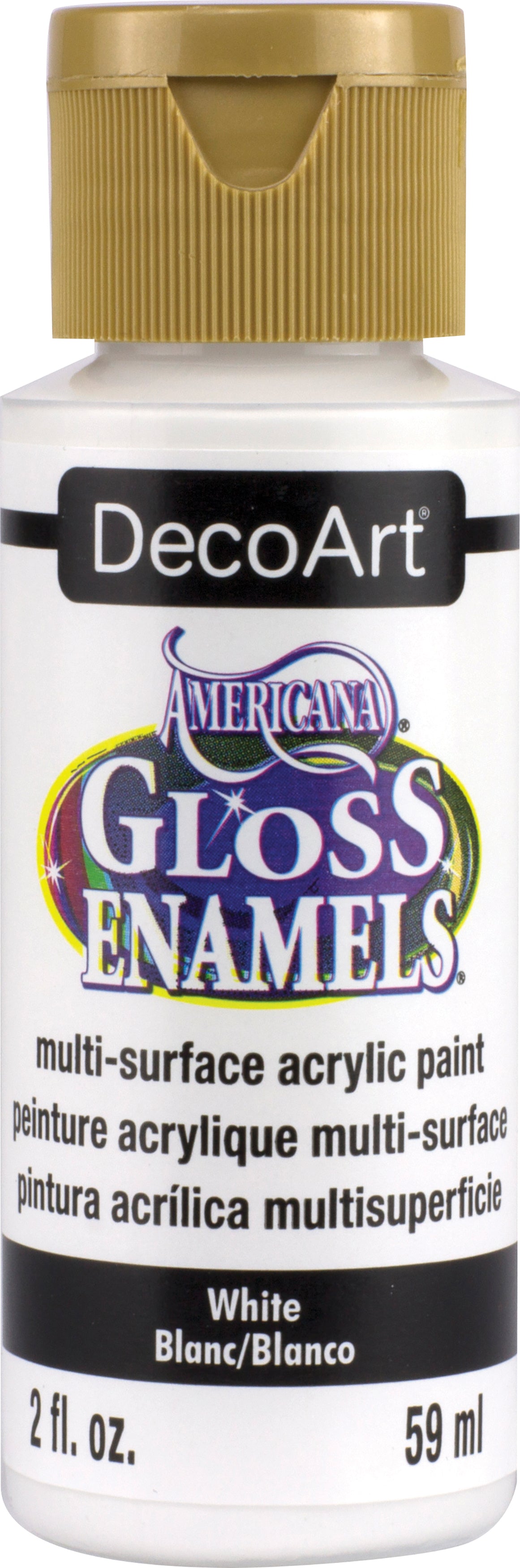 Americana Gloss Enamels Acrylic Paint 2oz White