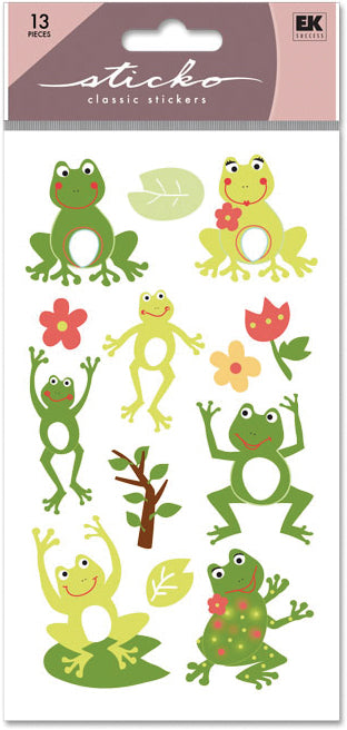 Sticko Stickers Frog World Glitter