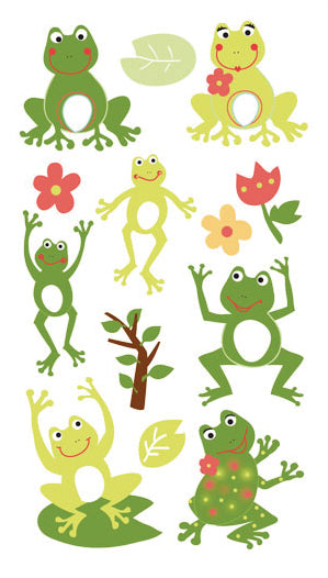 Sticko Stickers Frog World Glitter