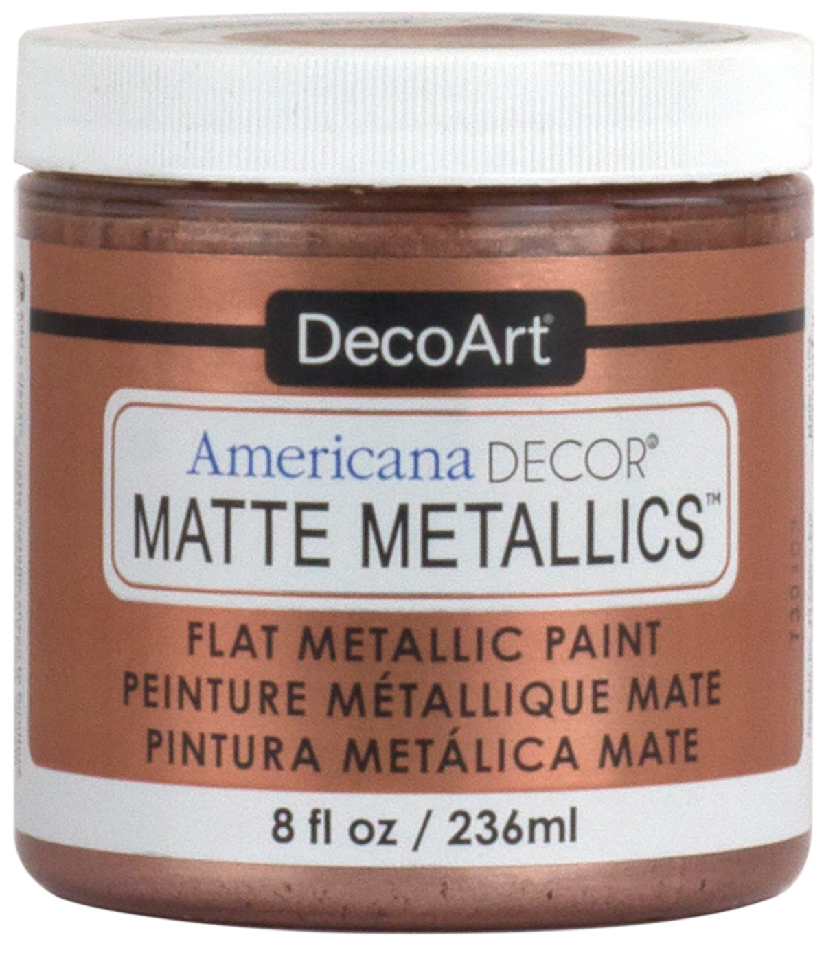 Americana Decor Matte Metallics 8oz Rose Gold