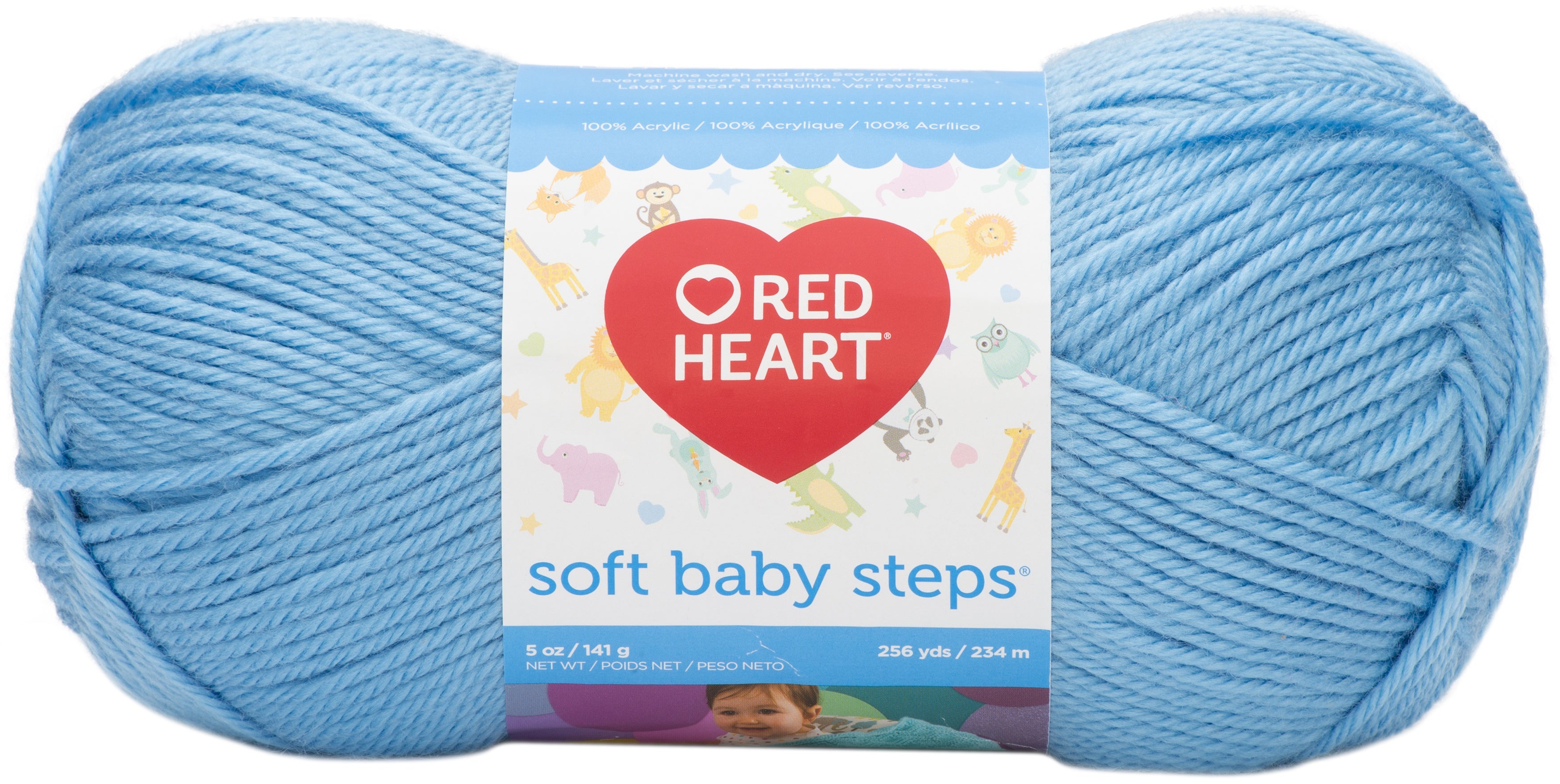 Red Heart Soft Baby Steps Yarn Baby Blue