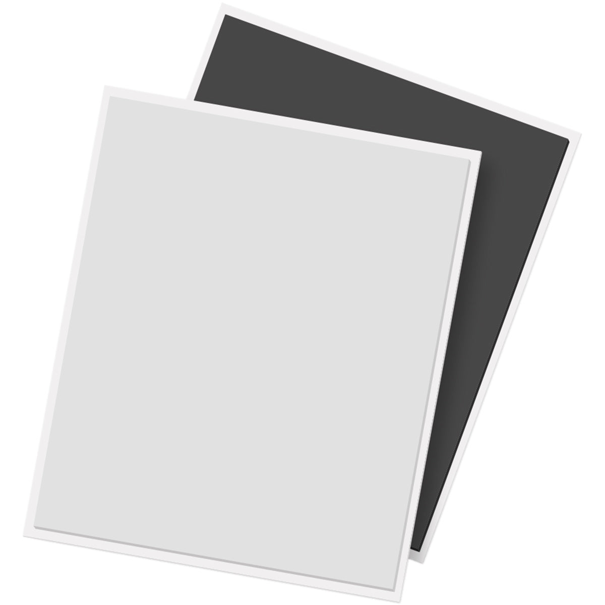 Scrapbook Adhesives 3D Foam Creative Sheets 2/Pkg 1 Black/1 White