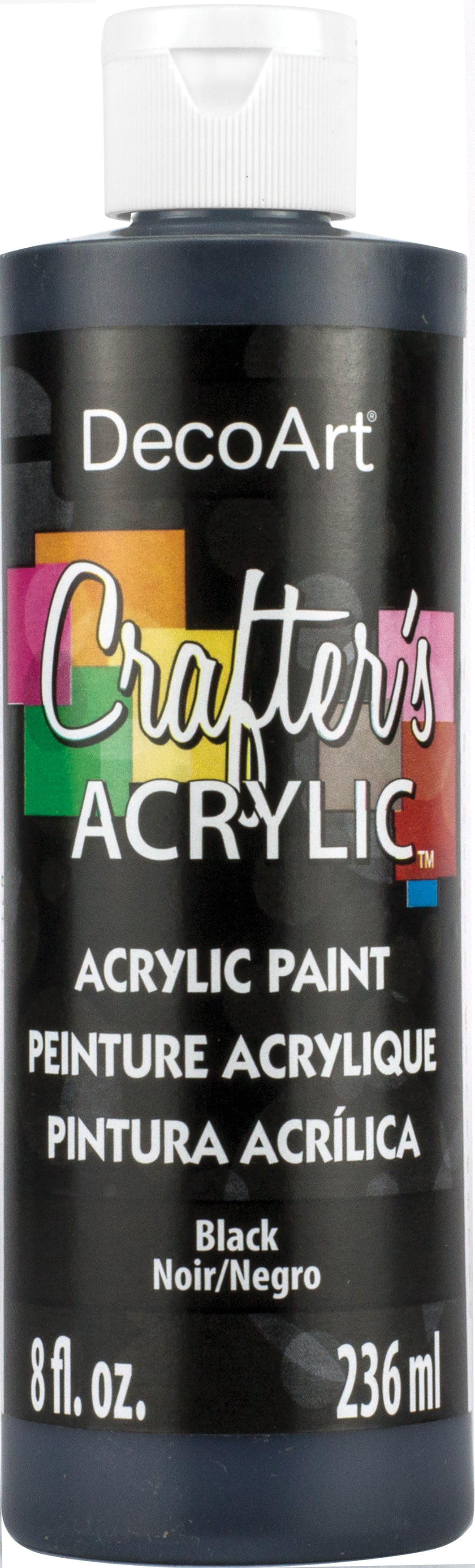 Crafter's Acrylic All-Purpose Paint 8oz Black