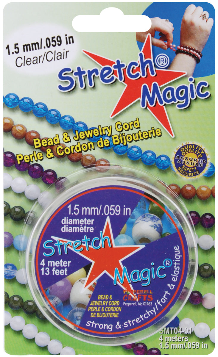 Stretch Magic Bead & Jewelry Cord 1.5mmX4m Clear