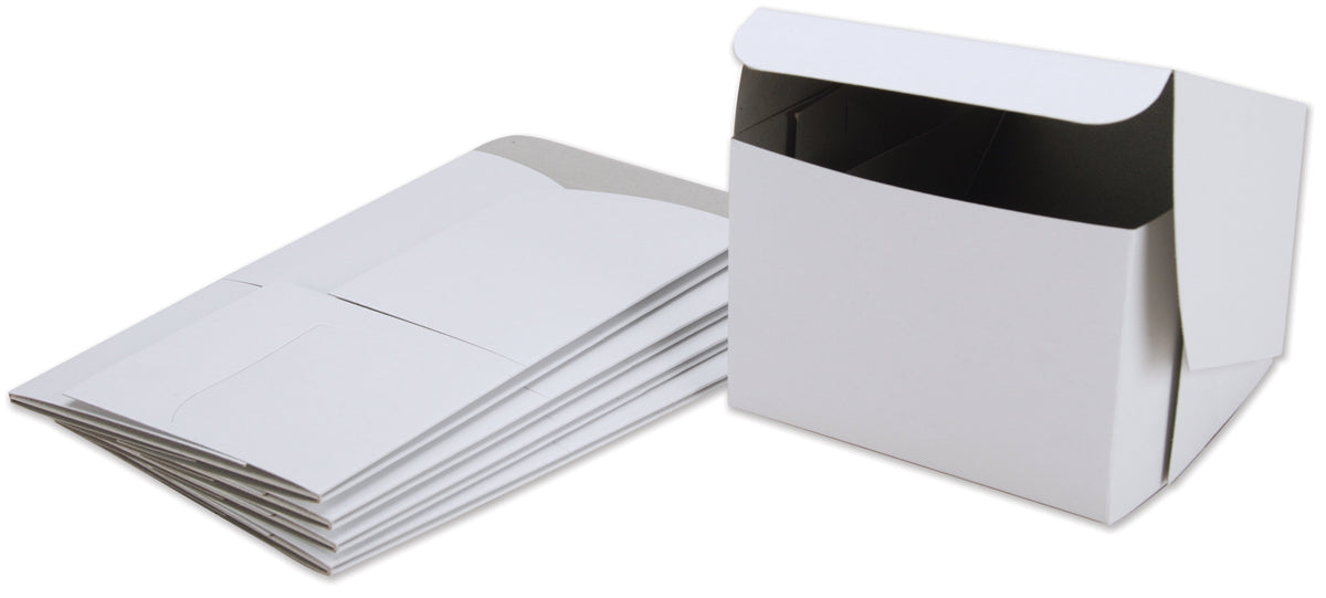 Cake Boxes White 5"X5"X3.5" 5/Pkg