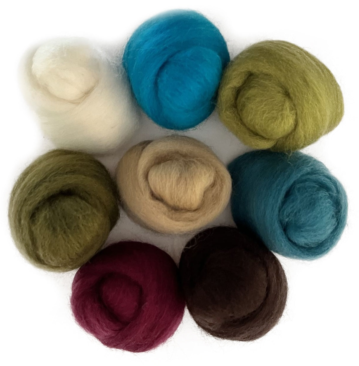 Wool Roving 12" .25oz 8/Pkg Chic