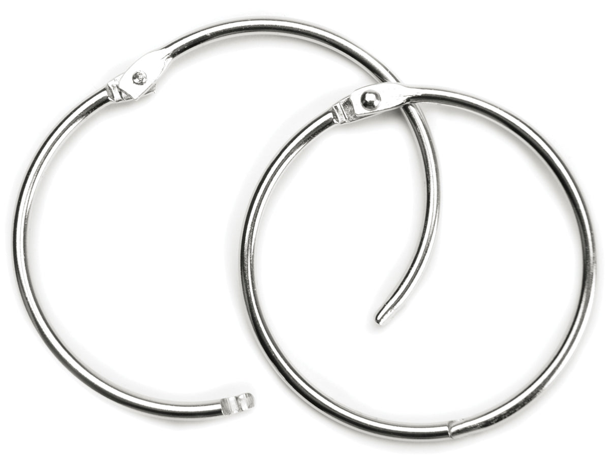 Book Ring 3" 1/Pkg Silver