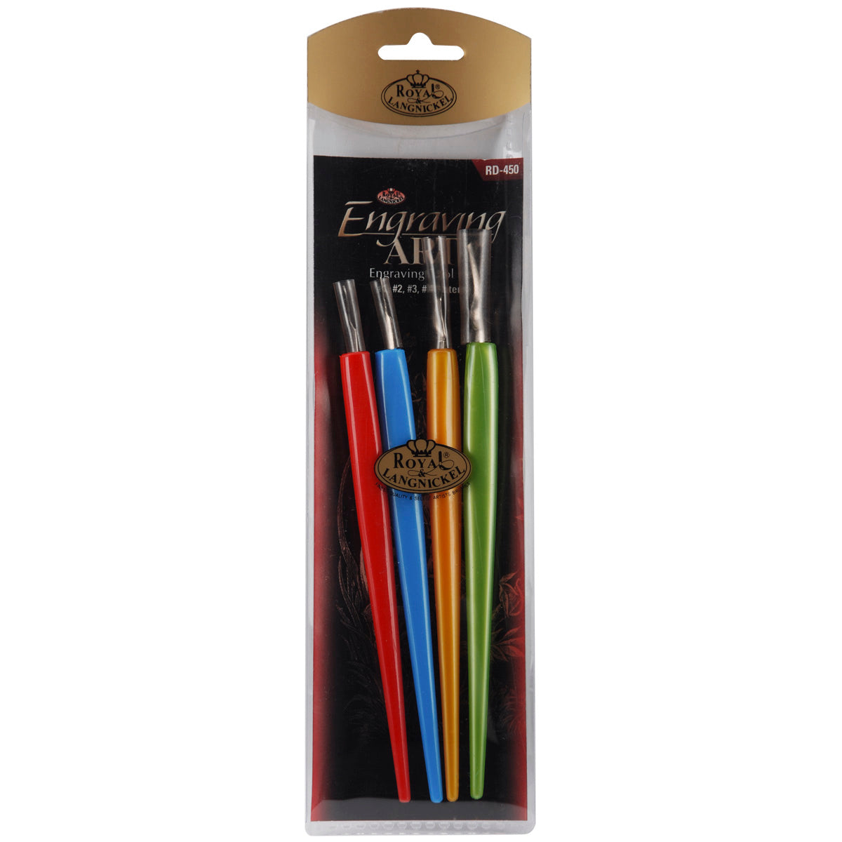 Foil Engraving Art Scraper Tools 4/Pkg 