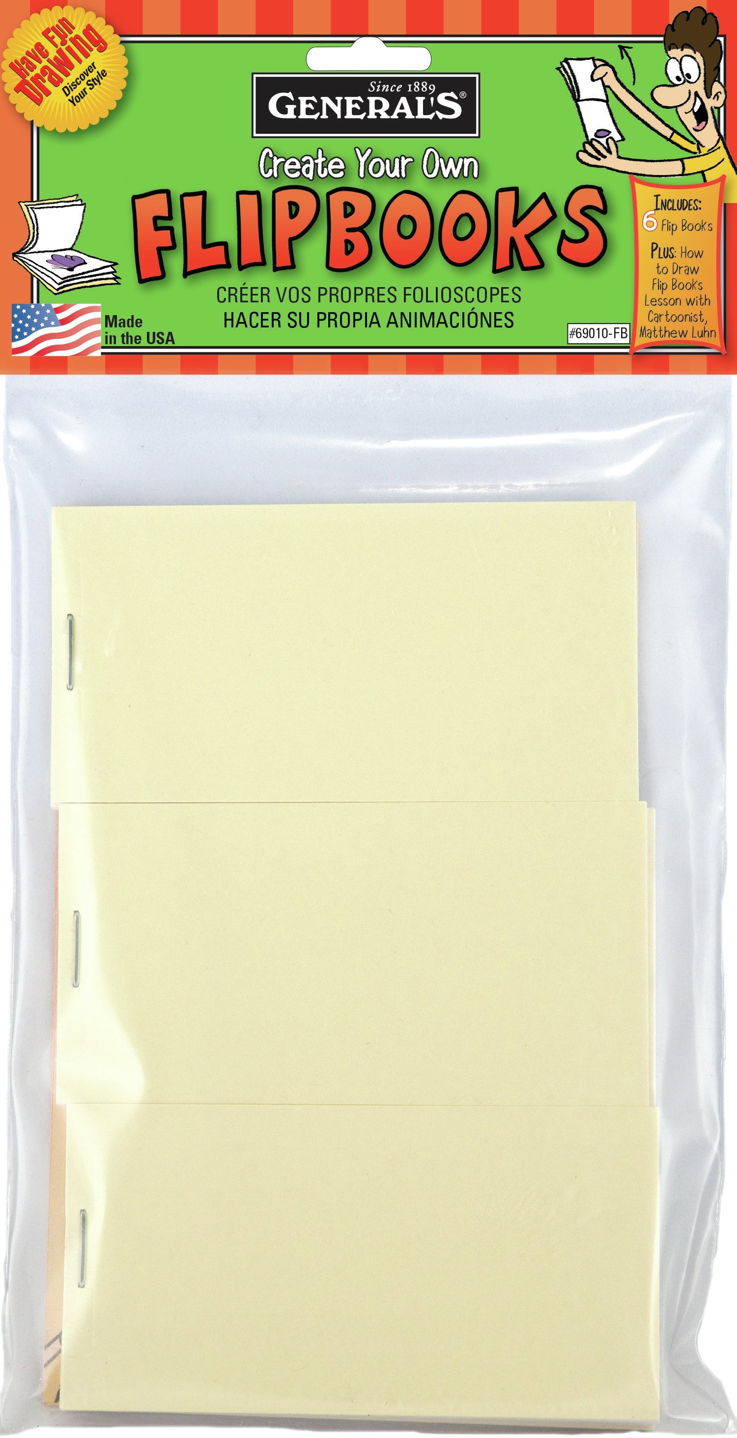 Create Your Own Flip Books 6/Pkg      