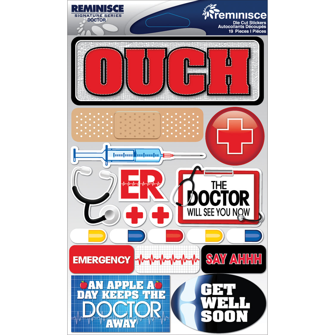 Signature Dimensional Stickers 4.5"X6" Sheet Doctor