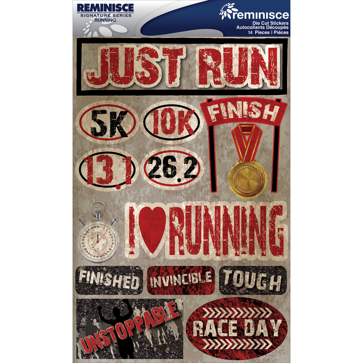 Signature Dimensional Stickers 4.5"X6" Sheet Running