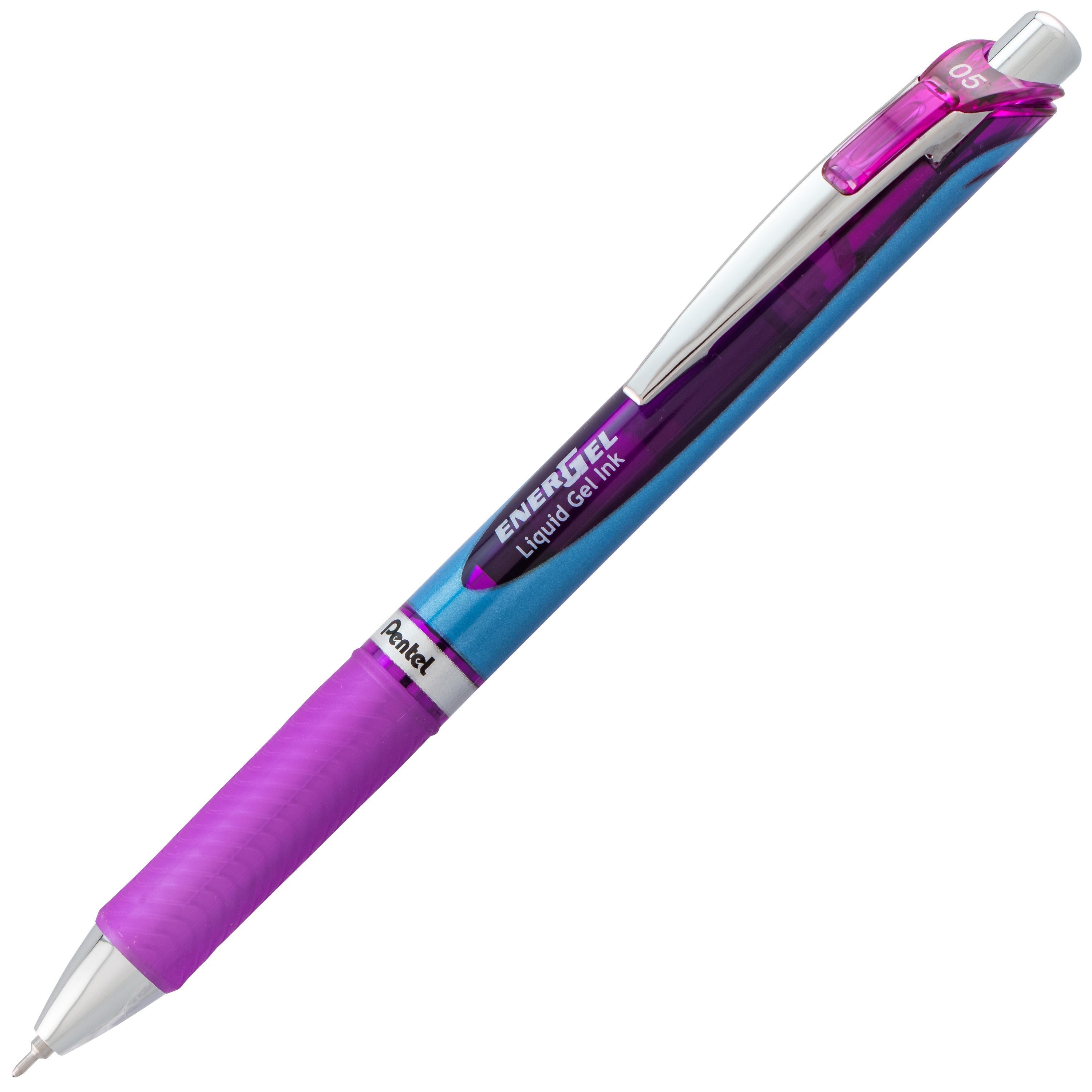 EnerGel RTX Retractable Liquid Gel Pen .5mm 2/Pkg Violet