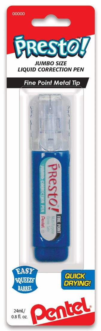 Presto! Correction Pen 1/Pkg 12ml Fine Point