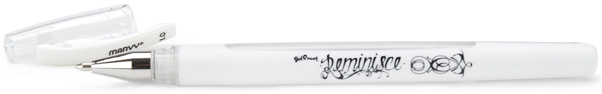 Reminisce Gel Pen Open Stock White