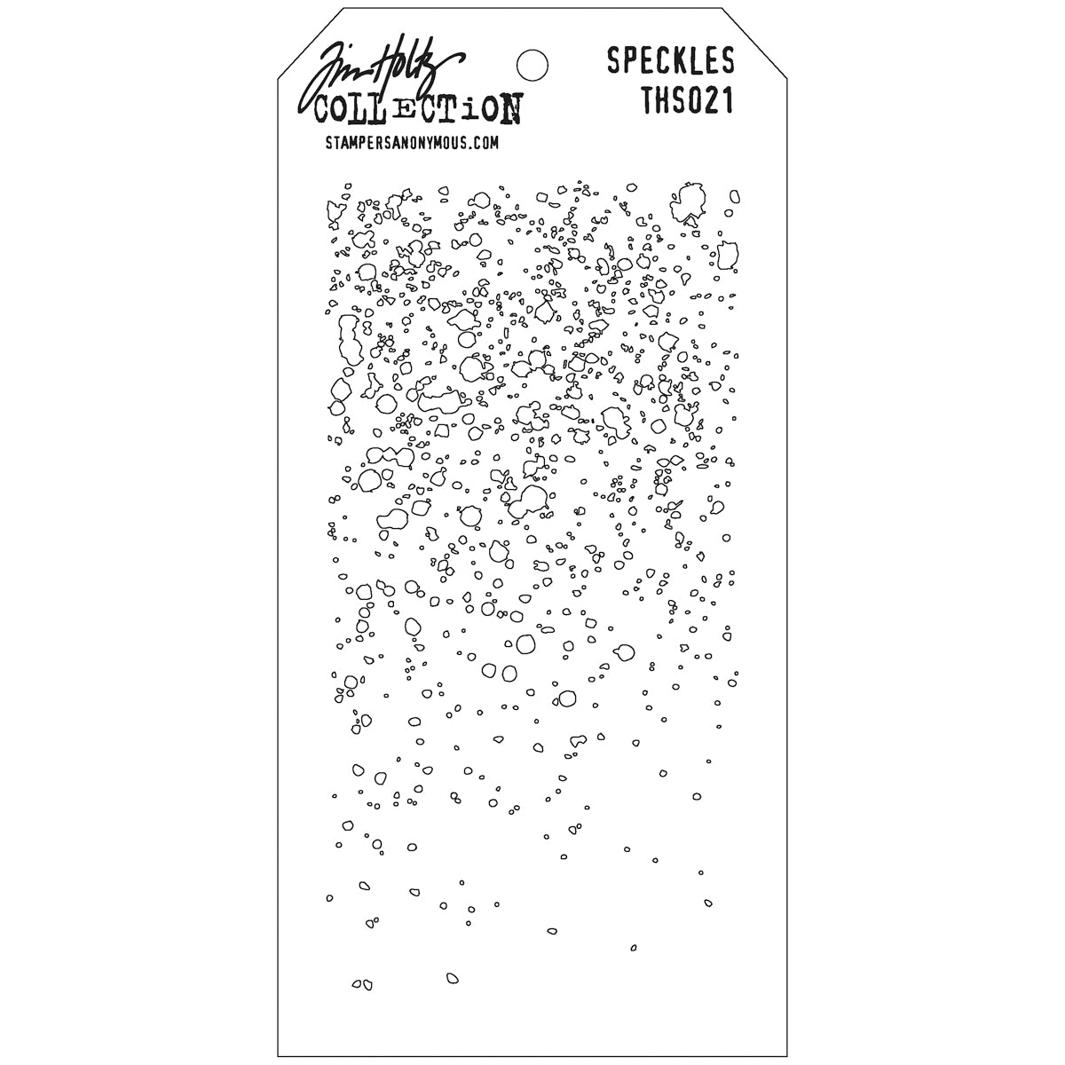 Tim Holtz Layered Stencil 4.125"X8.5" Speckles