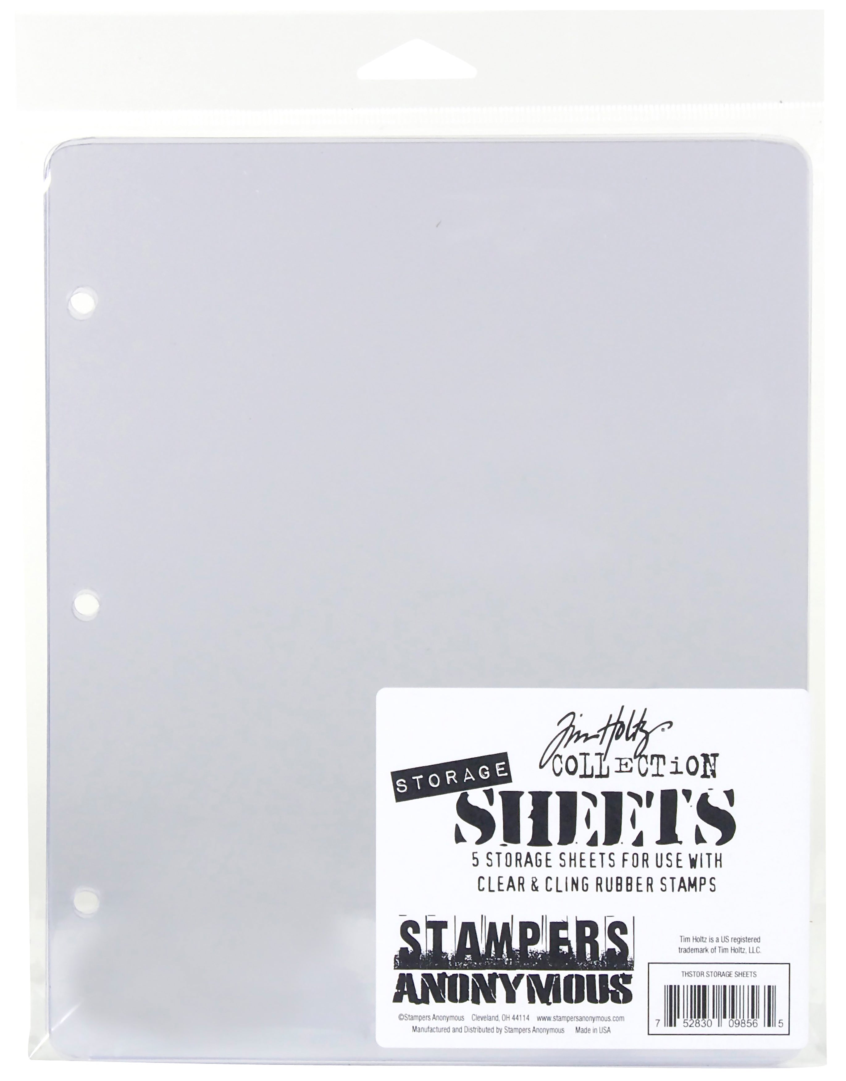 Tim Holtz Storage Sheets 5/Pkg  