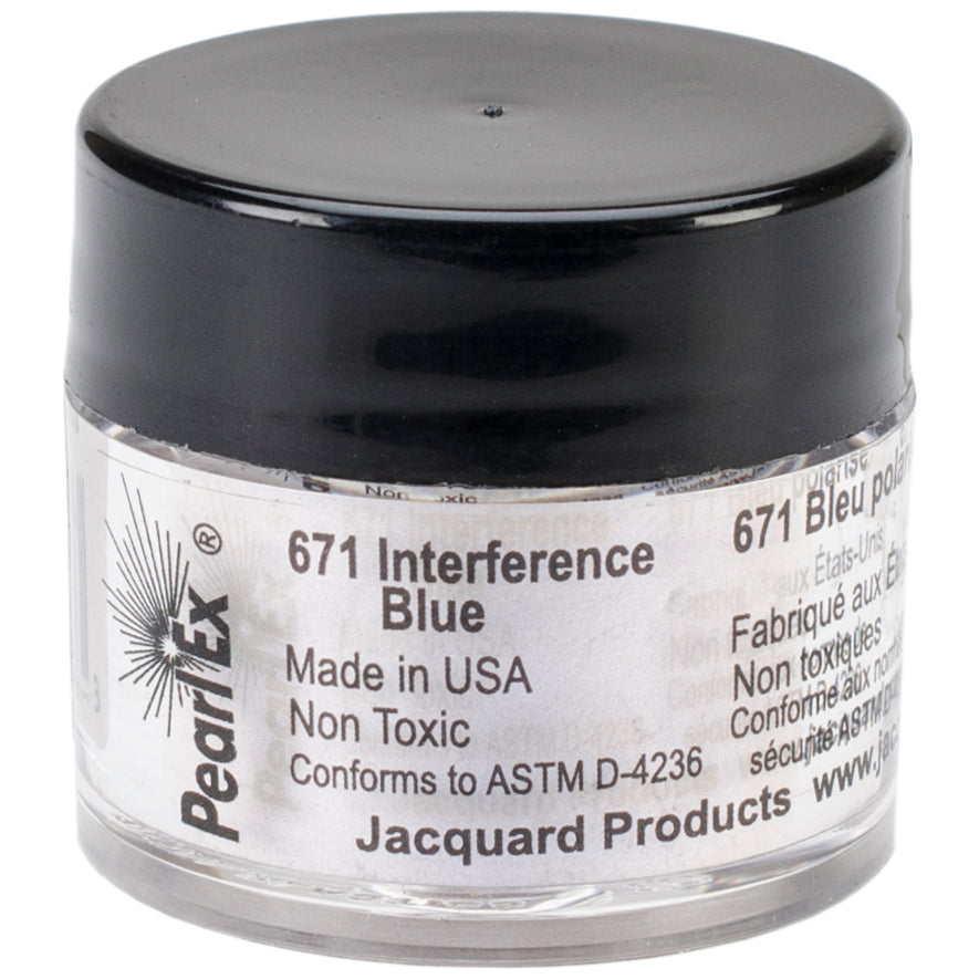 Jacquard Pearl Ex Powdered Pigment 3g Interference Blue
