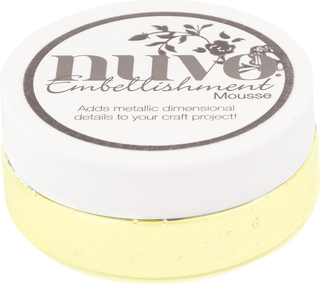 Nuvo Embellishment Mousse Custard Cream