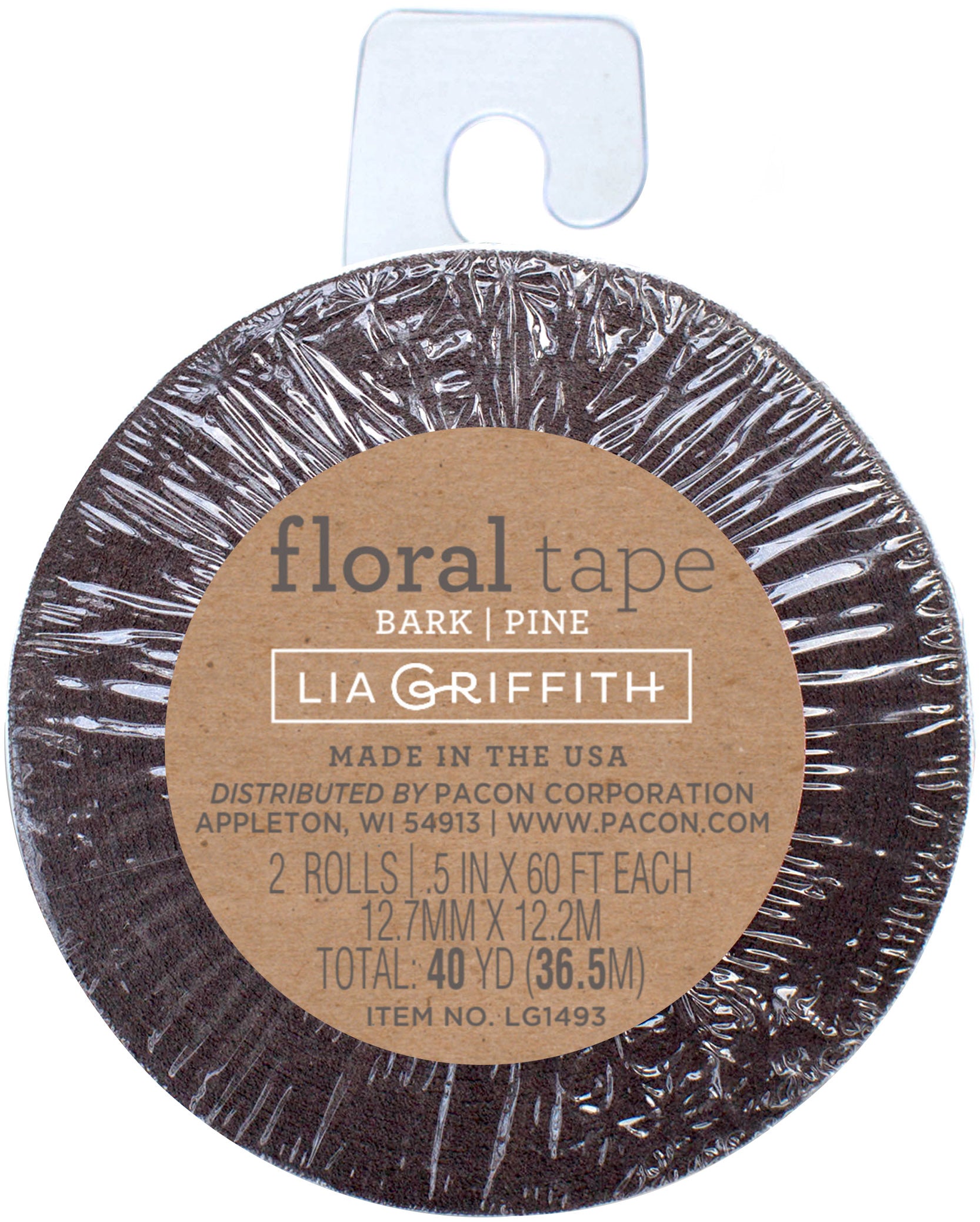 Floral Tape 2/Pkg Bark/Pine
