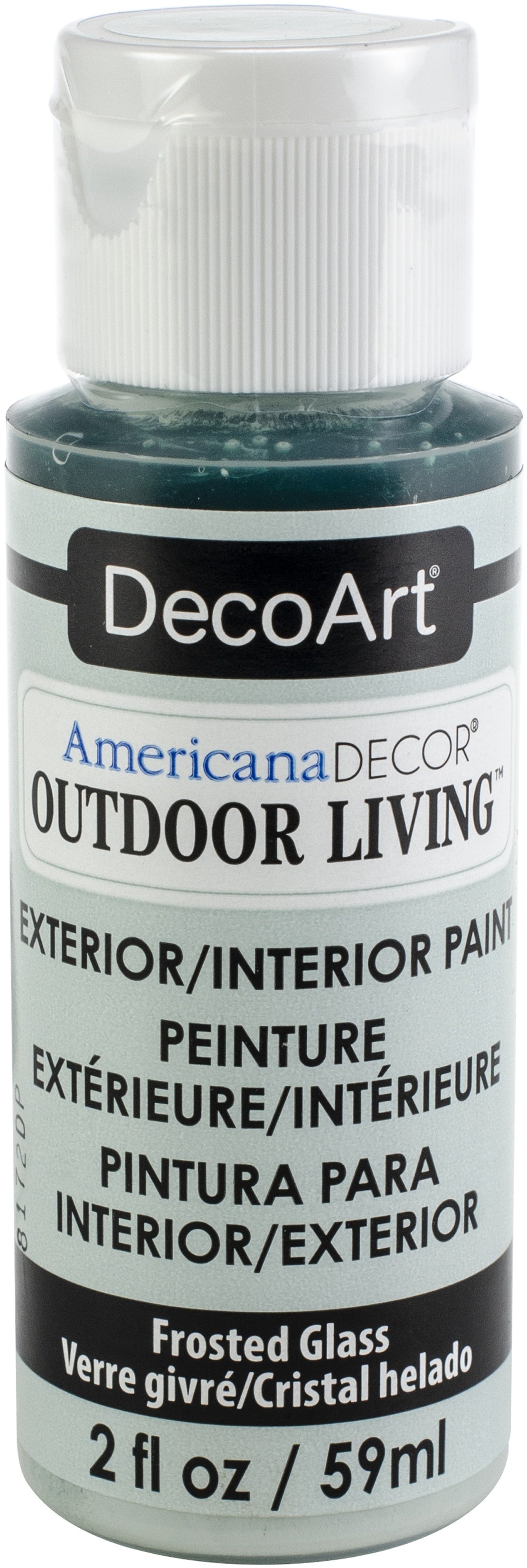 Americana Decor Outdoor Living 2oz Frosted Glass