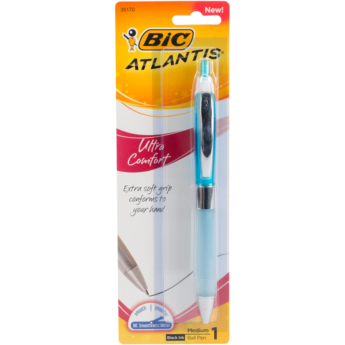 Atlantis Ultra Comfort Ballpoint Pen 1/Pkg Assorted Barrels