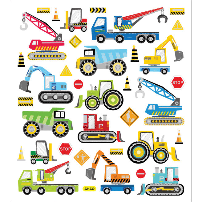 Multicolored Stickers Transportation