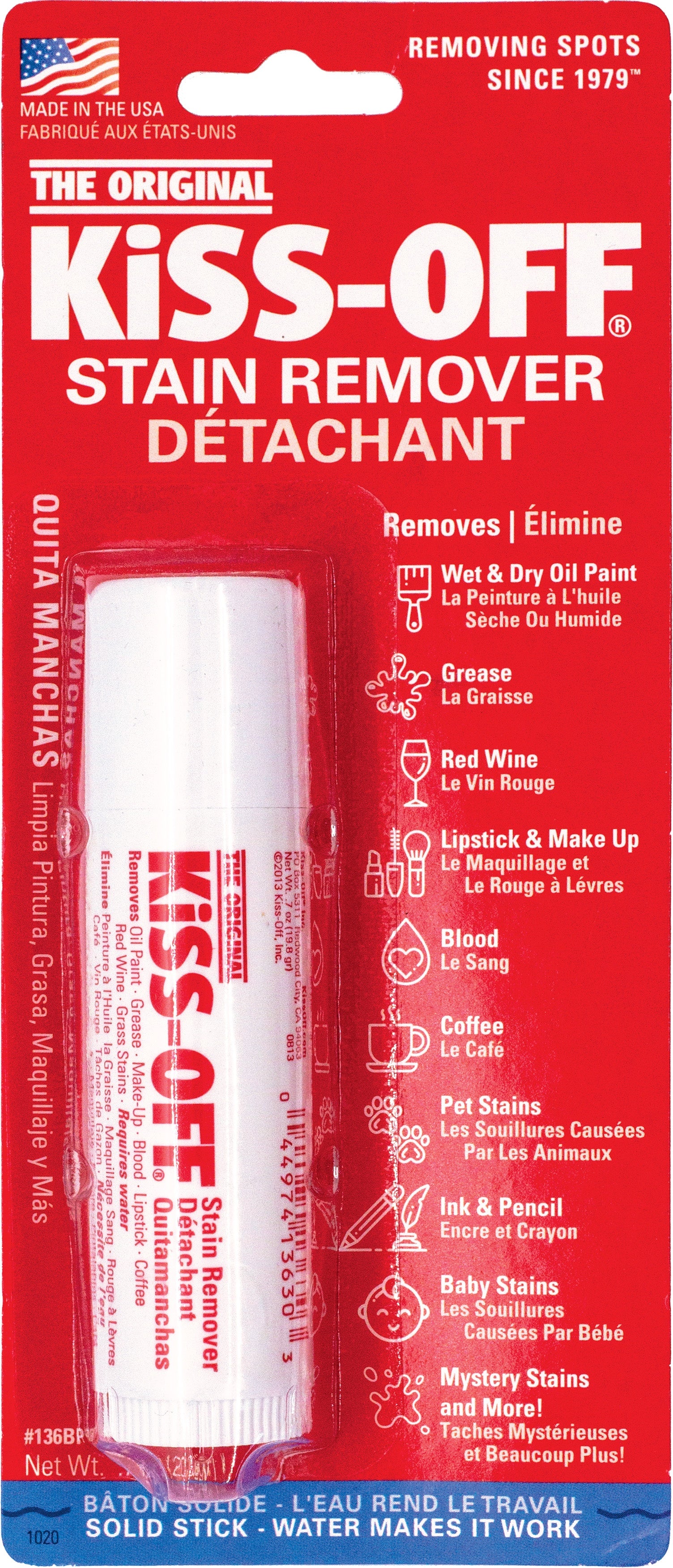 Kiss-Off Stain Remover .7oz