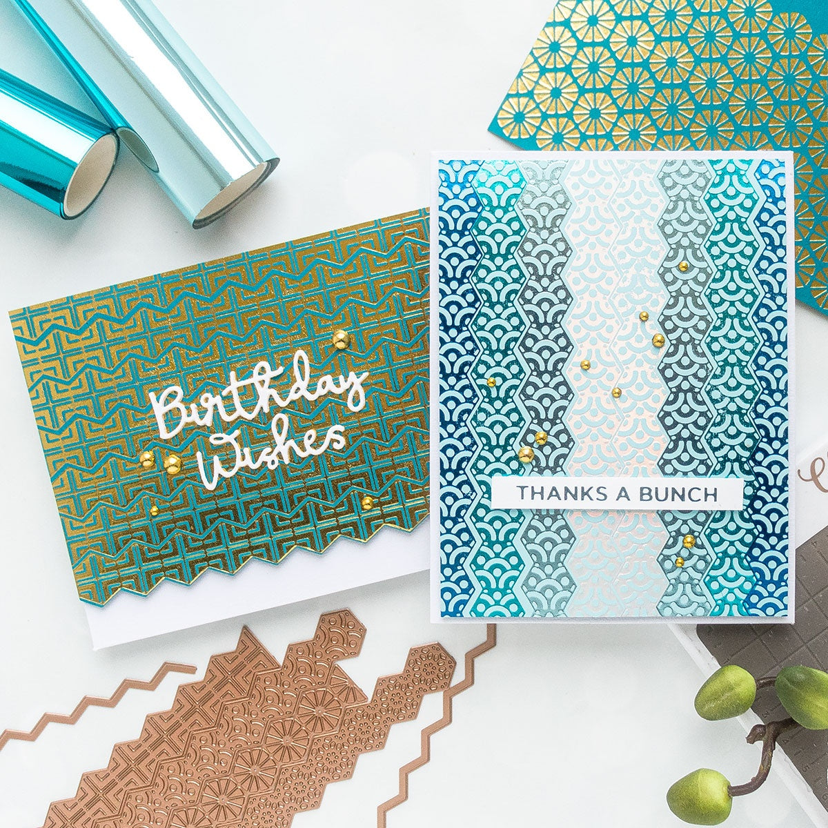 Spellbinders Glimmer Foil Teal