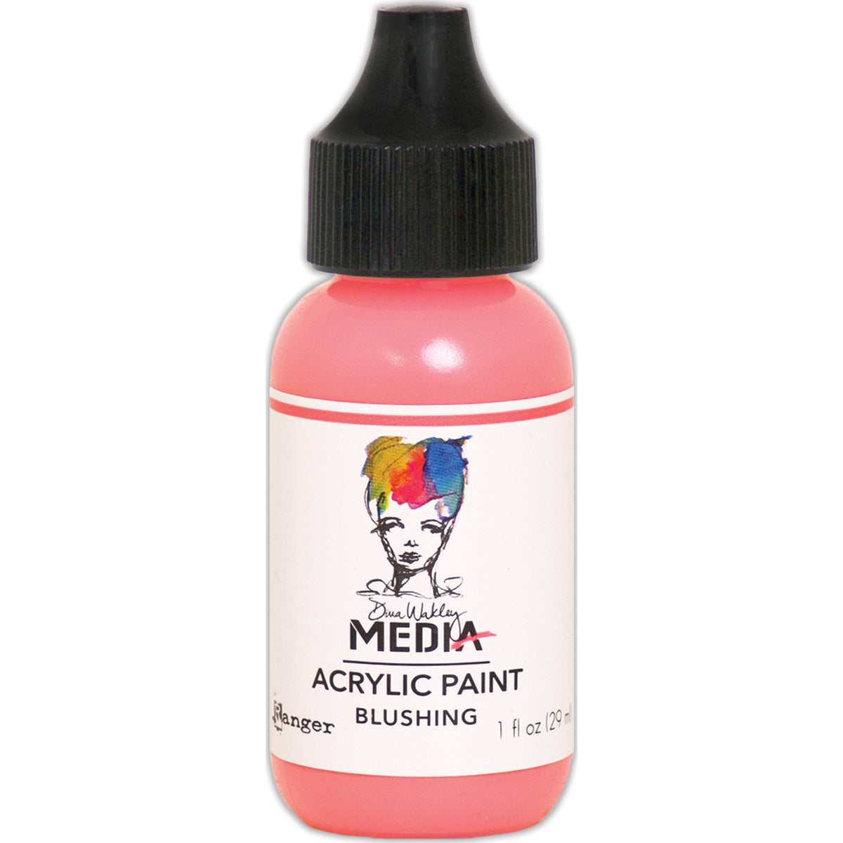 Dina Wakley Media Heavy Body Acrylic Paint 1oz Blushing