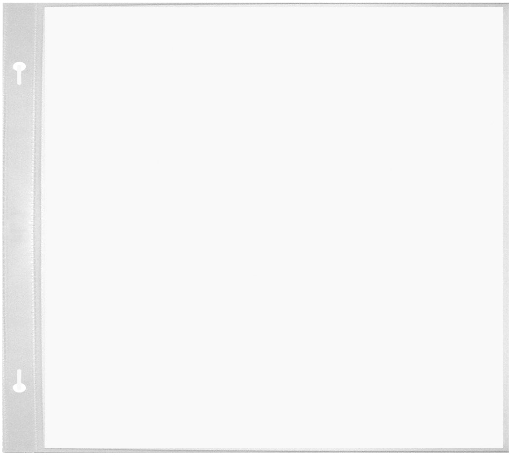Pioneer Universal Top-Loading Page Protectors 5/Pkg 8"X8" (W/White Inserts)