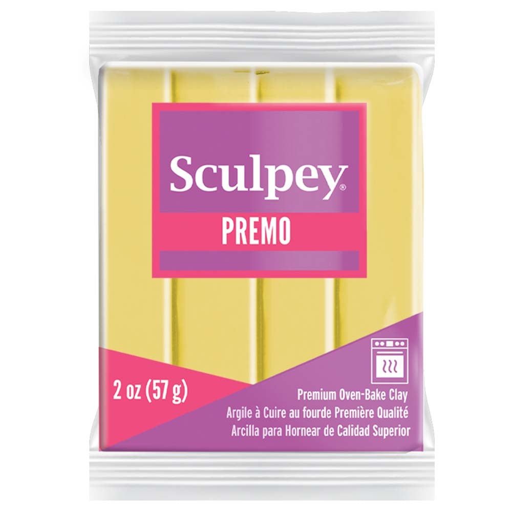 Premo Sculpey Polymer Clay 2oz Fluorescent Yellow