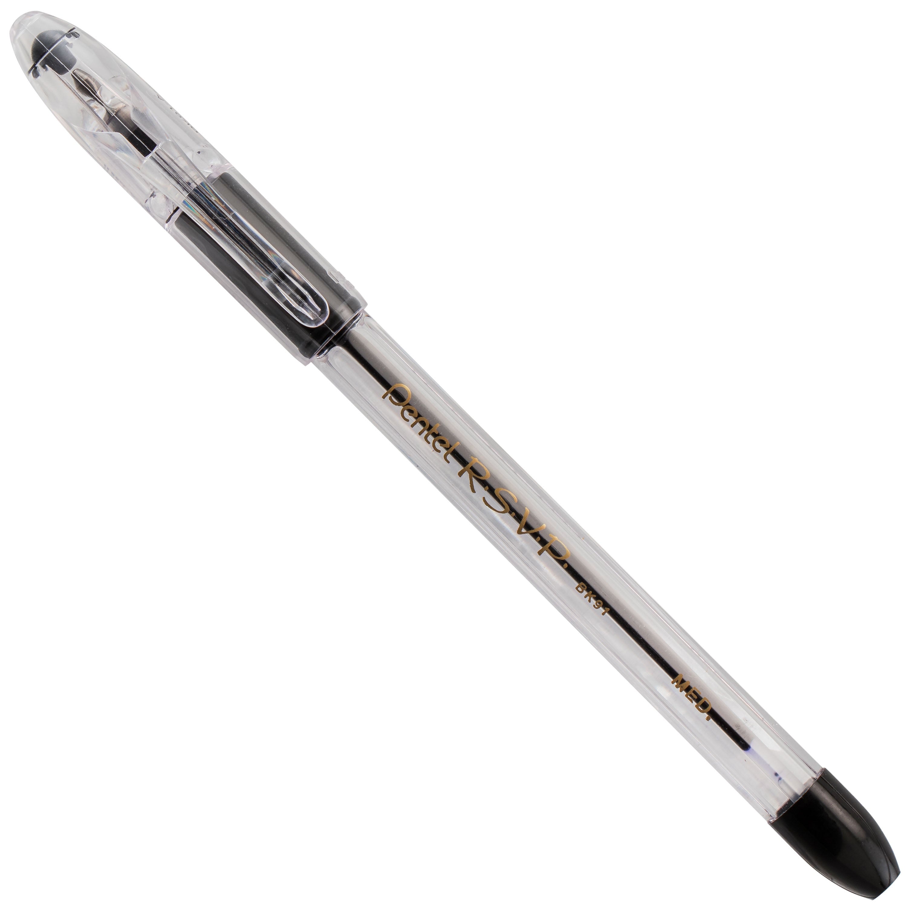 Pentel R.S.V.P. Medium Ballpoint Pens 2/Pkg Black