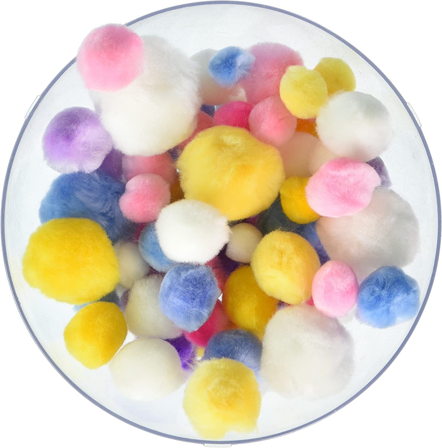 Pom-Poms Assorted 300/Pkg Pastel