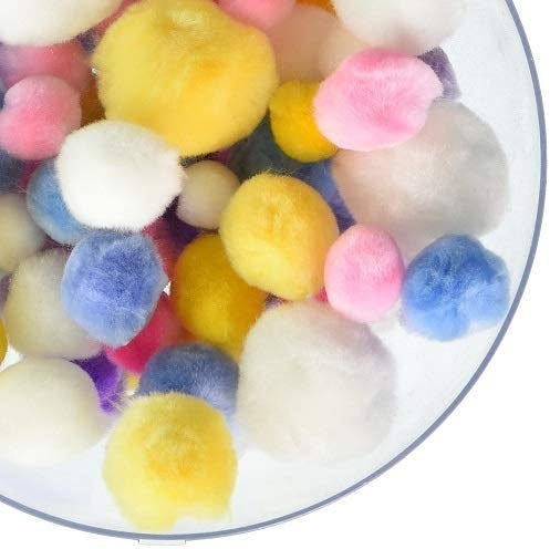 Pom-Poms Assorted 300/Pkg Pastel
