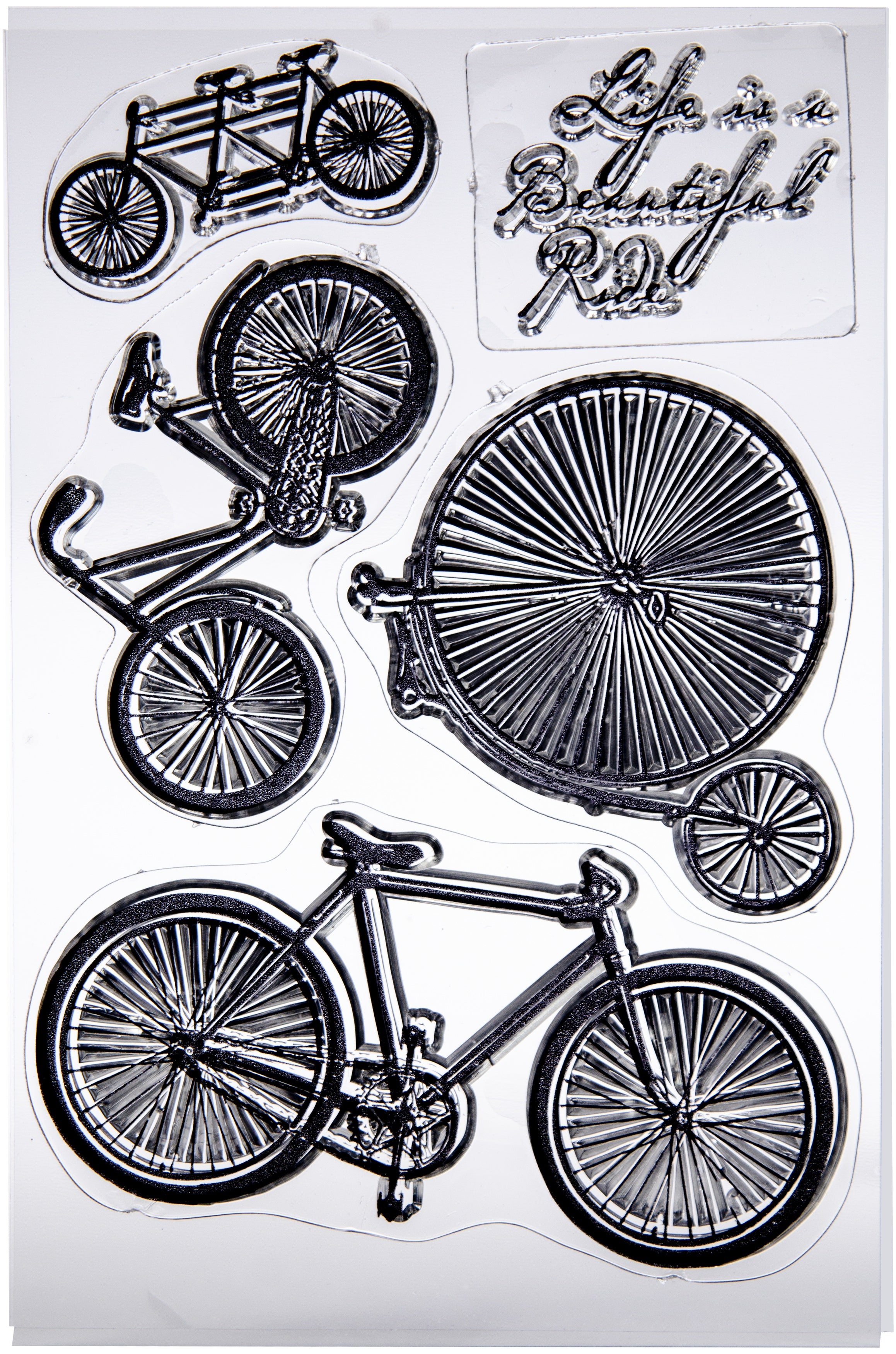 BoBunny Stamps 4"X6" Bicycles
