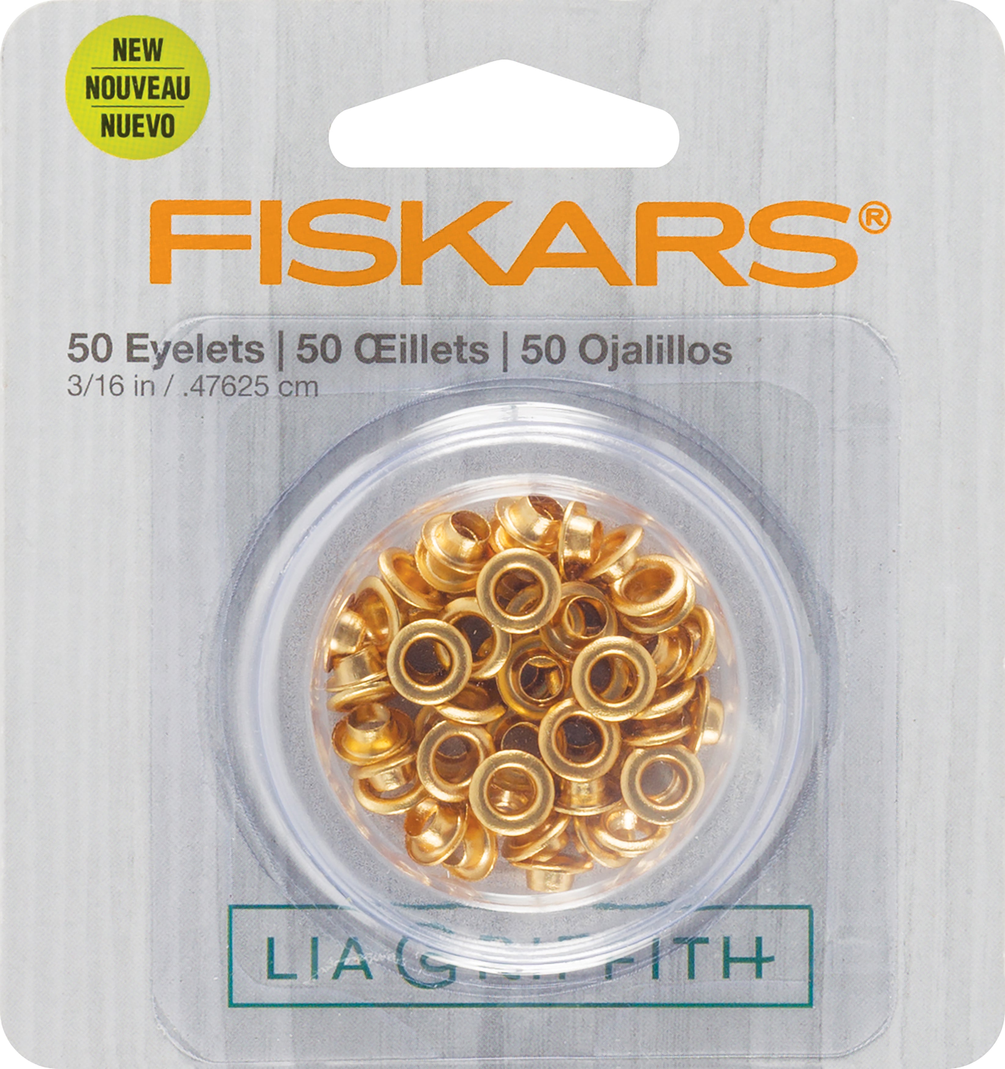 Fiskars Lia Griffith Eyelets Gold