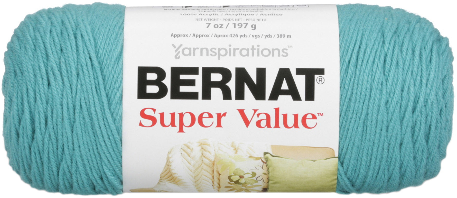 Super Value Solid Yarn Aqua