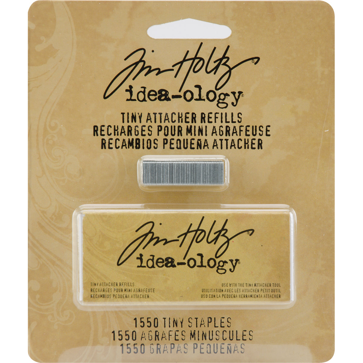 Idea-Ology Tiny Attacher Refill Staples .25" 1,550/Pkg  