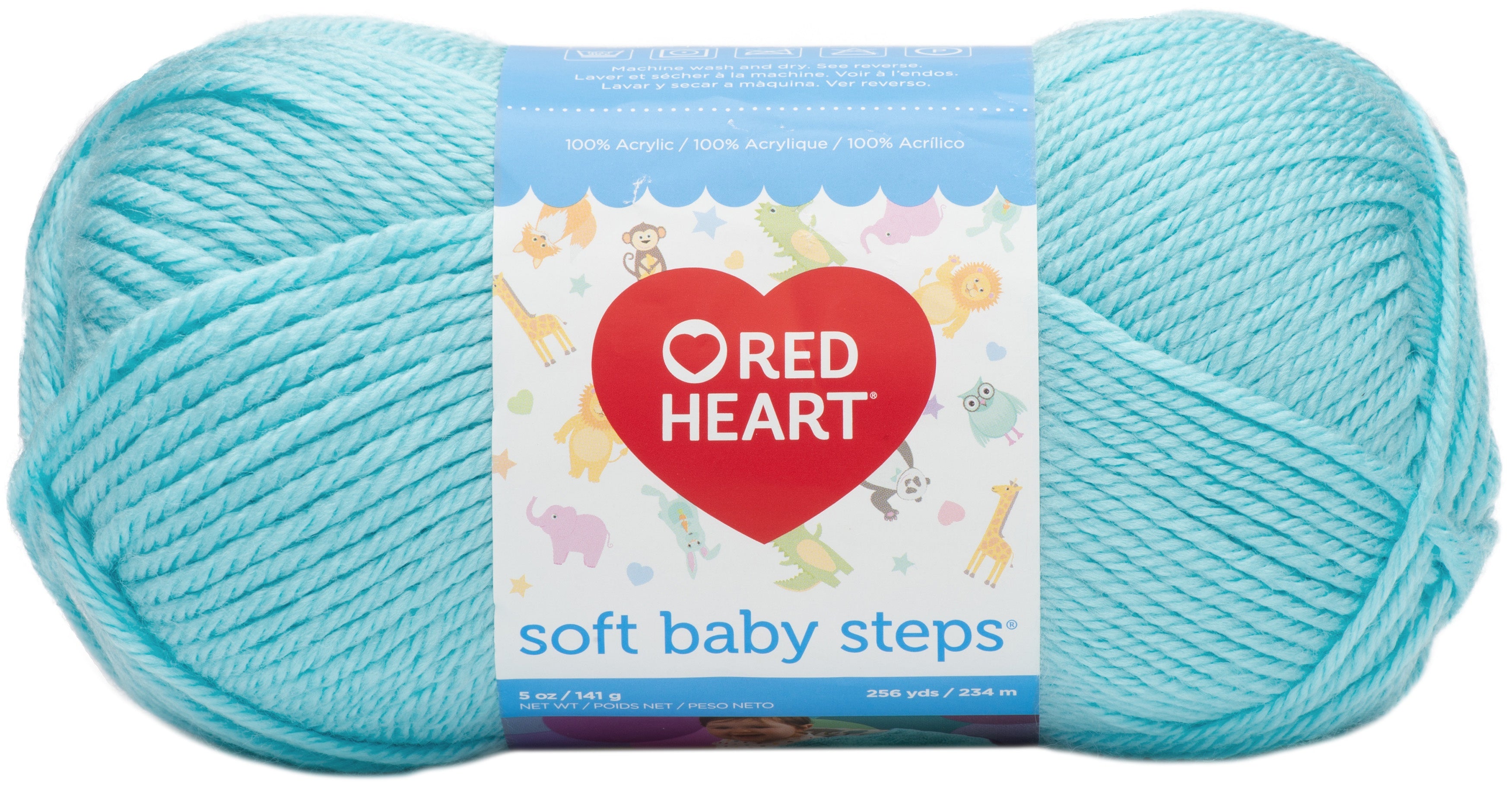 Red Heart Soft Baby Steps Yarn Aqua