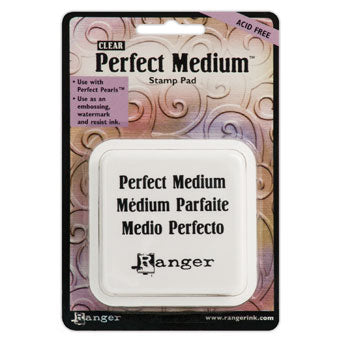 Perfect Medium Stamp Pad 3"X3" Clear