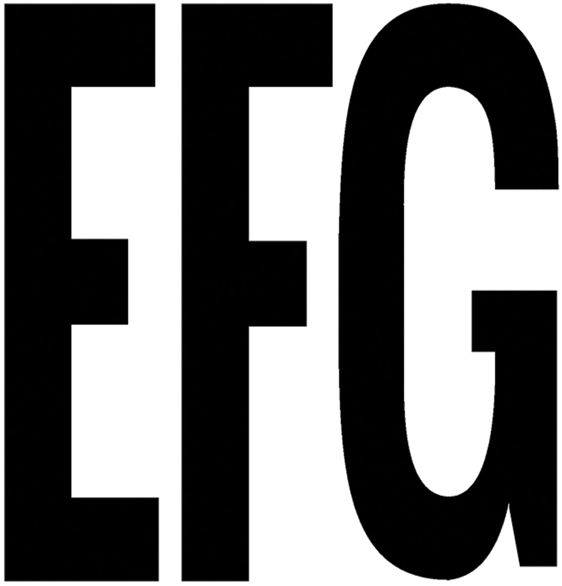 Permanent Adhesive Vinyl Letters 6" 94/Pkg Black