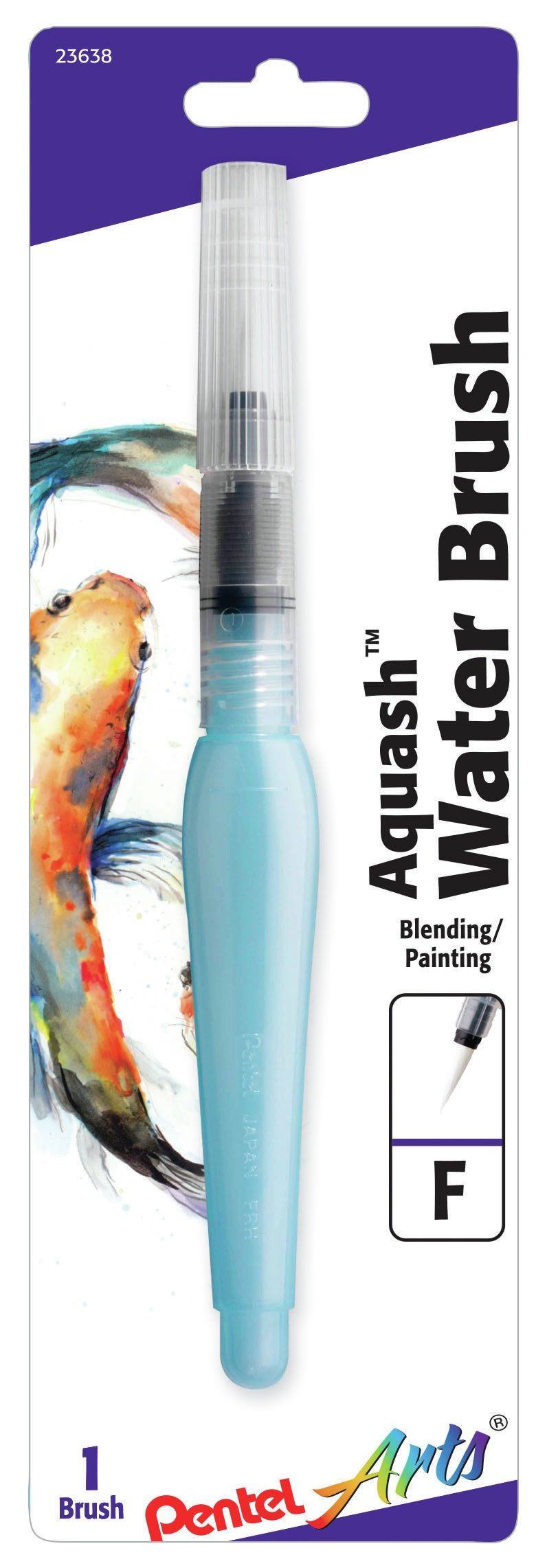 Pentel Arts Aquash Water Brush  Fine Point Small