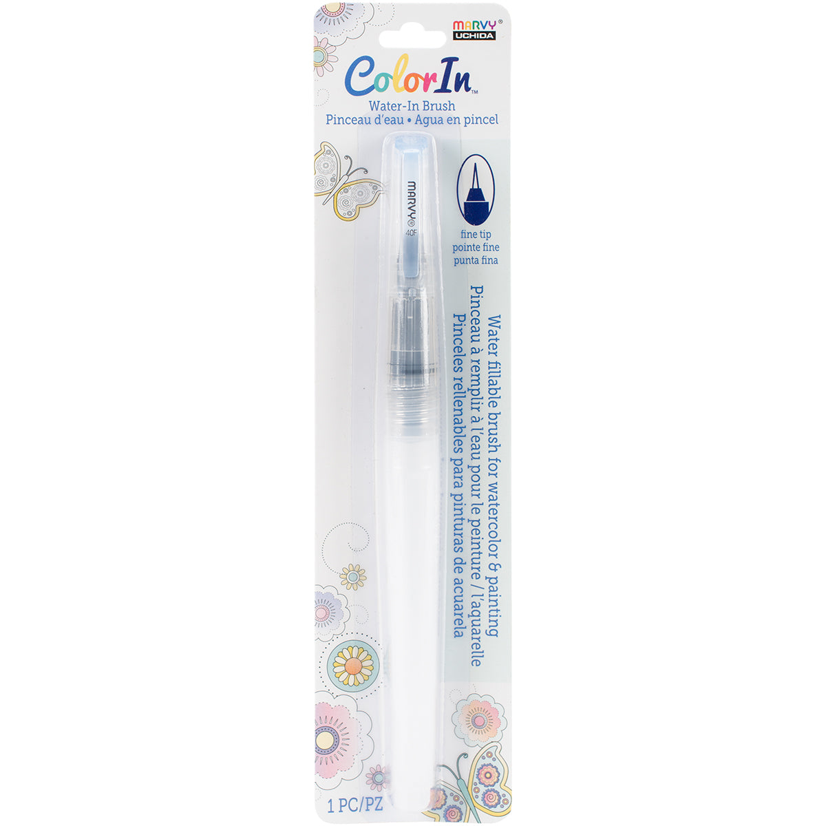 Color In Watercolor Brush Fine