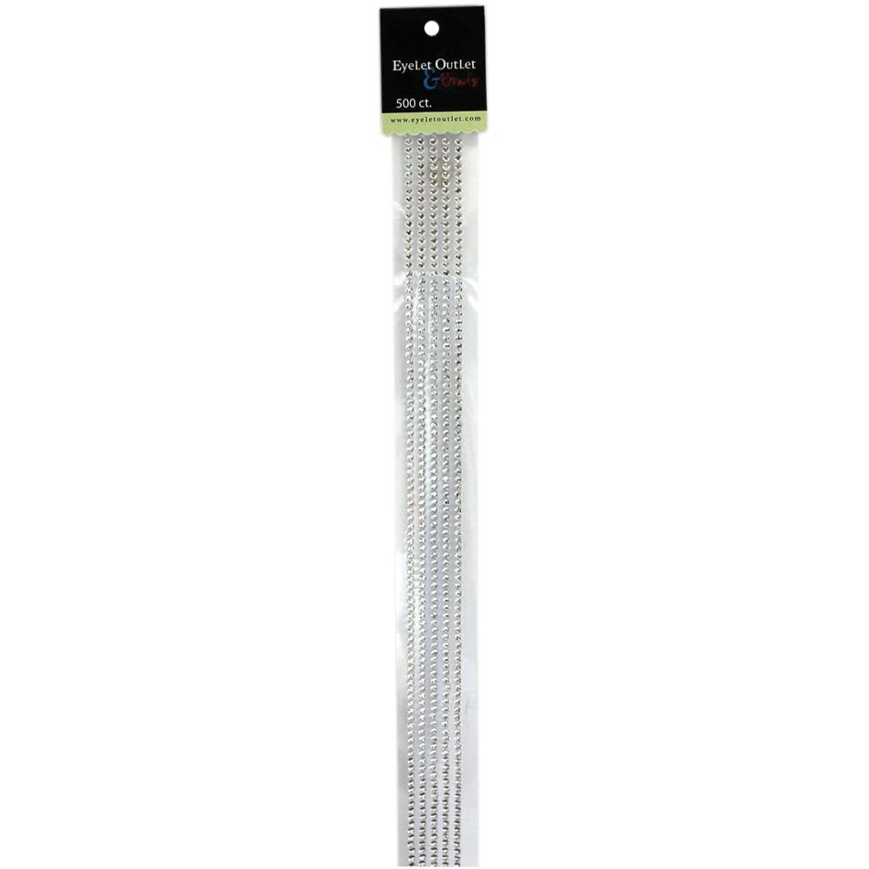 Bling Self-Adhesive Jewel Strips 12" 5/Pkg Clear