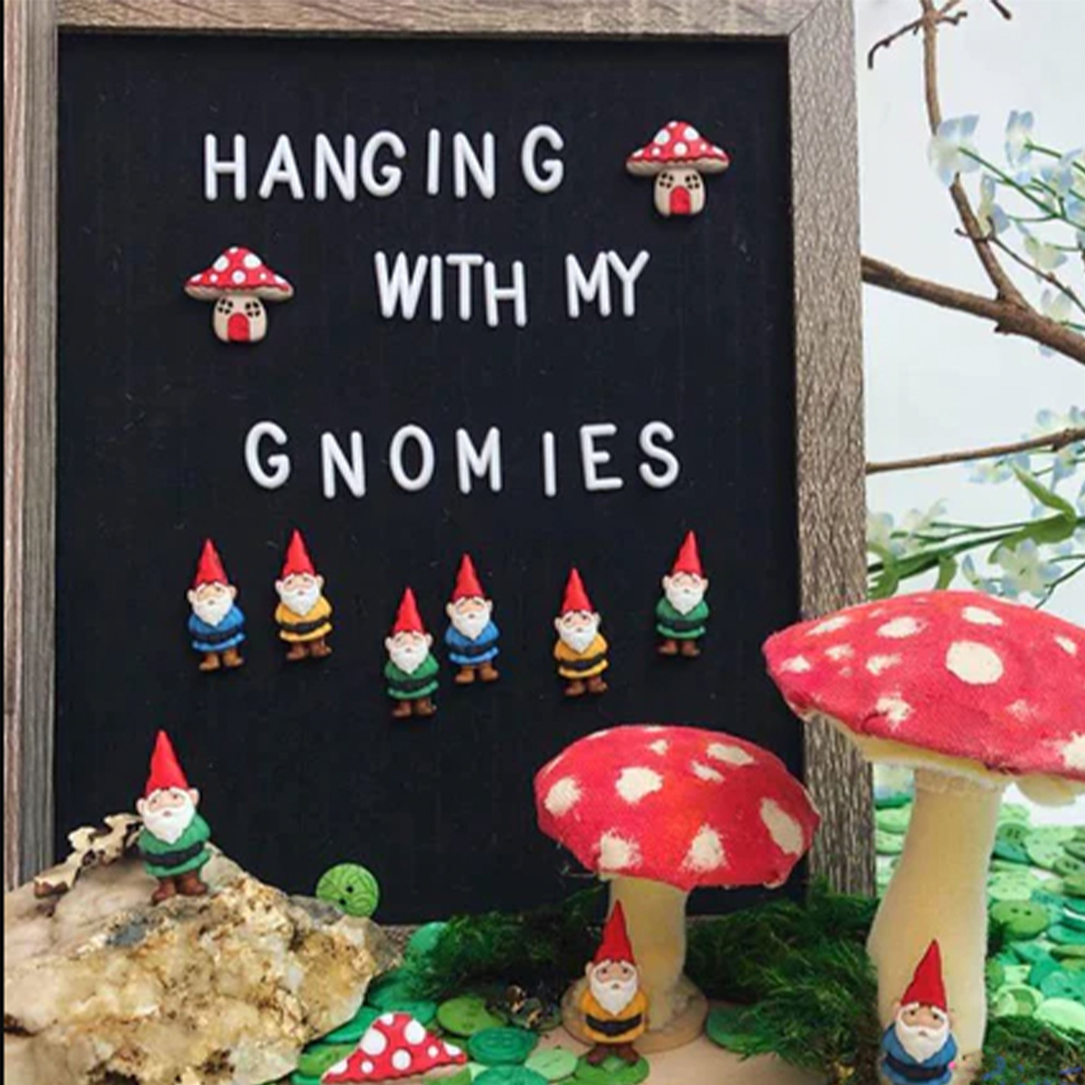 Dress It Up Embellishments-Garden Gnomes