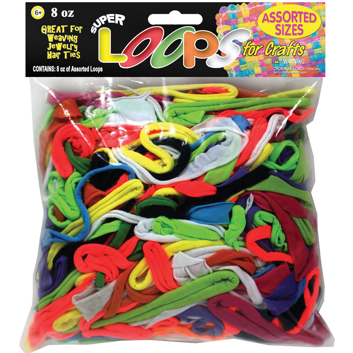 Polyester Loops 8oz  Assorted 