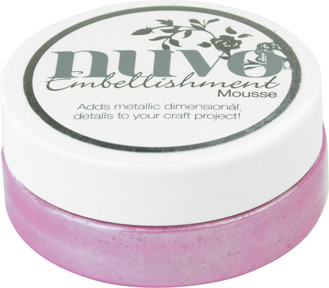 Nuvo Embellishment Mousse Peony Pink