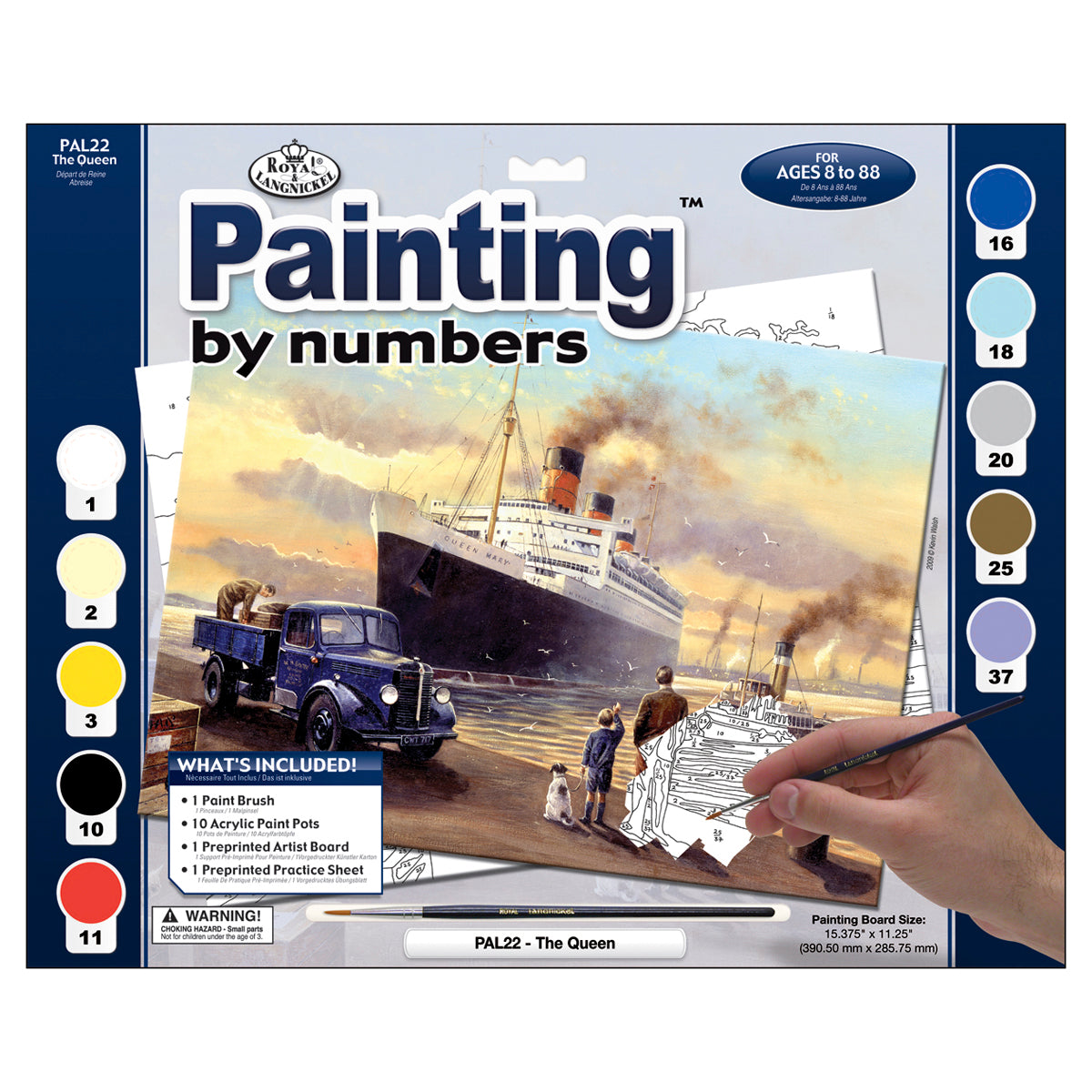 Paint By Number Kit 15.375"X11.25" Queen Departs